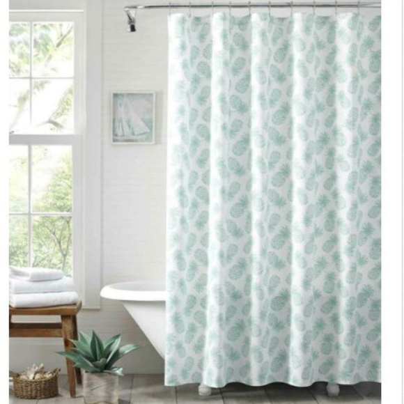 Tommy Bahama Bath Fabric Shower Curtain Pineapple New Poshmark